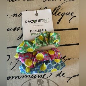 Racquet Inc Pickleball Scrunchies Set of 3  NEW